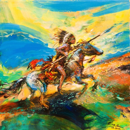 Indian XV by artist Ping Irvin